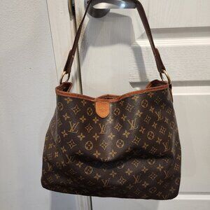 Auth LOUIS VUITTON Delightful PM Large Monogram Shoulder Bag  Seriel  #SD4182
